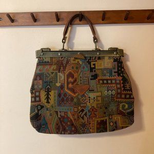 Vintage Boho Carpet Purse